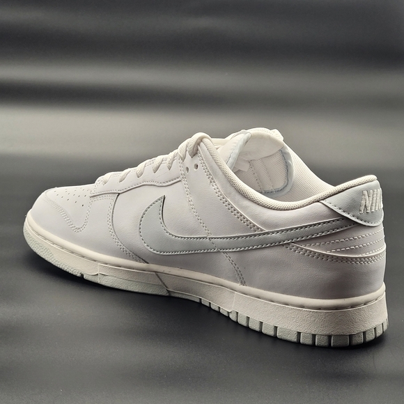 Nike Dunk Low Retro White Pure Platinum Men's Size 11.5 - Gently Used, Like New - Picture 8 of 16